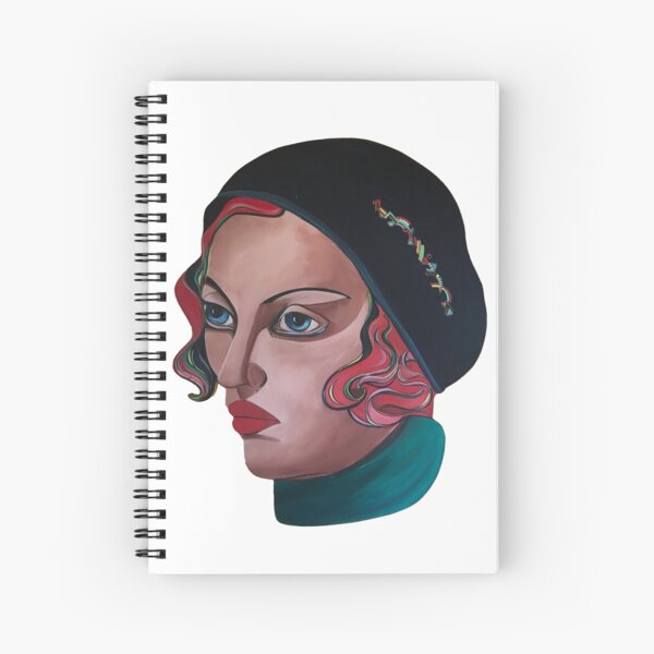 Art Deco Gloria Spiral Notebook