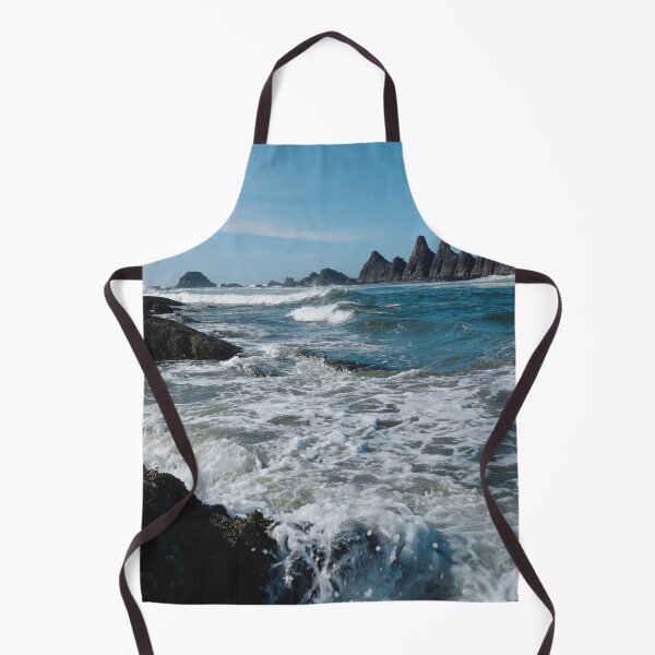 Item preview, The Haystacks | Rocky Pacific Coast with Blue Green Waves designed and sold by arlutai.