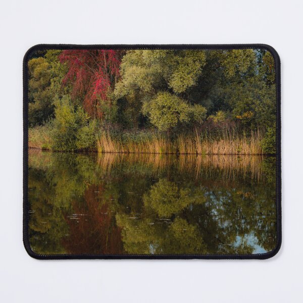 Item preview,  Quiet lake path in the September  designed and sold by CrazyShutter.