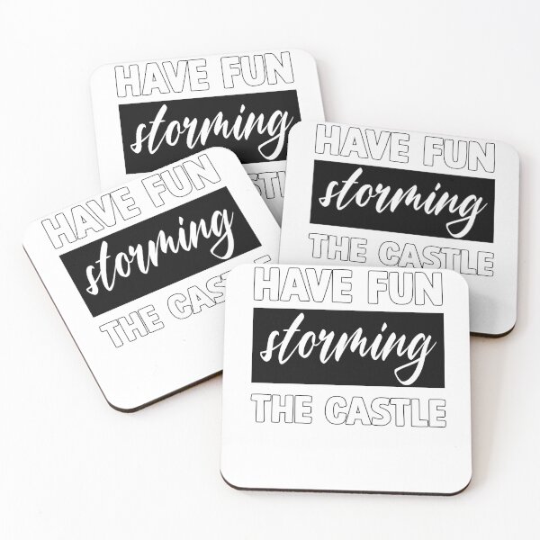 Item preview, Have fun storming the castle black and white nice designed and sold by vooART.