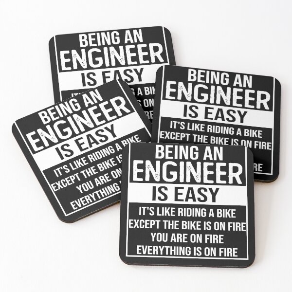 Item preview, Funny engineer saying: being an engineer is easy engineer gifts designed and sold by alaechamlal.