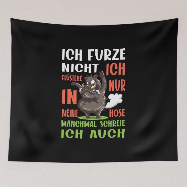 Item preview, Fart Don't Whisper, Farting Farting Pig designed and sold by Printed-Memes.