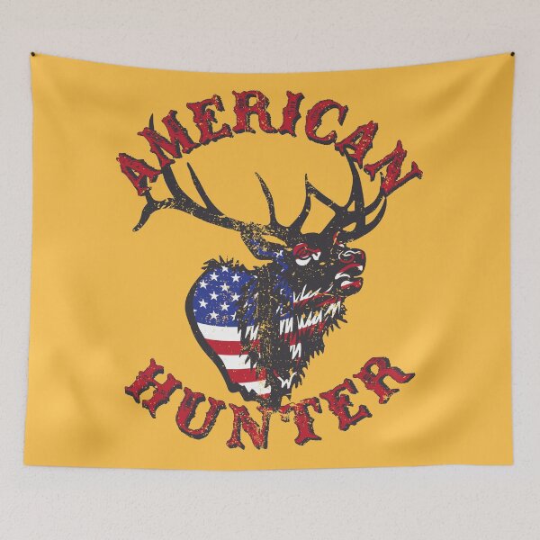 Item preview, The American Hunter Elk Stars and Stripes designed and sold by Warrior Veteran Clothing.