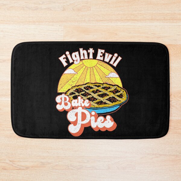 Item preview, Fight Evil Bake Pies -- Happy Hero Pastry Cake Bread Baker (Orange) designed and sold by TheEditrix.