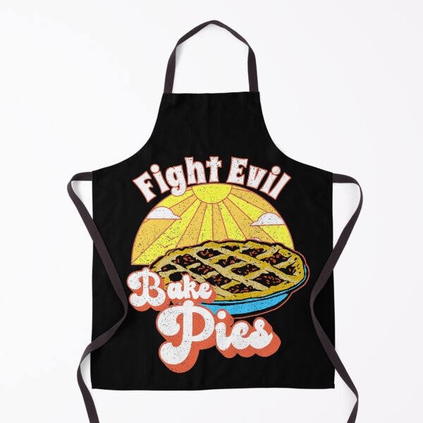 Item preview, Fight Evil Bake Pies -- Happy Hero Pastry Cake Bread Baker (Orange) designed and sold by TheEditrix.