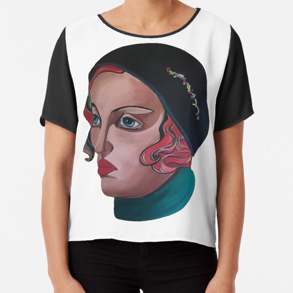 Art Deco Gloria Chiffon Top