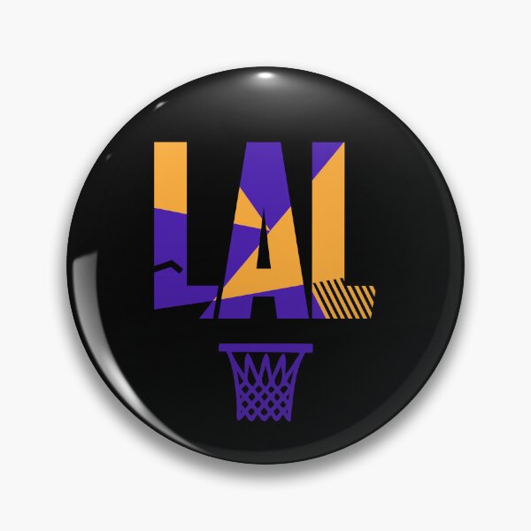Item preview, LAL Retro Basketball Black designed and sold by concordbred.