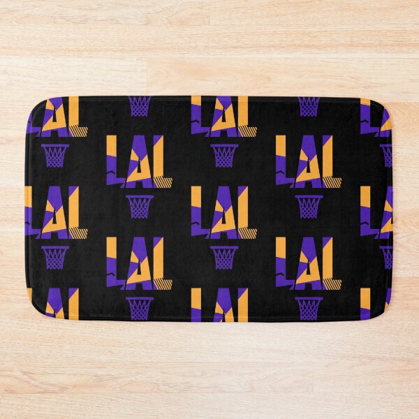 Item preview, LAL Retro Basketball Black designed and sold by concordbred.