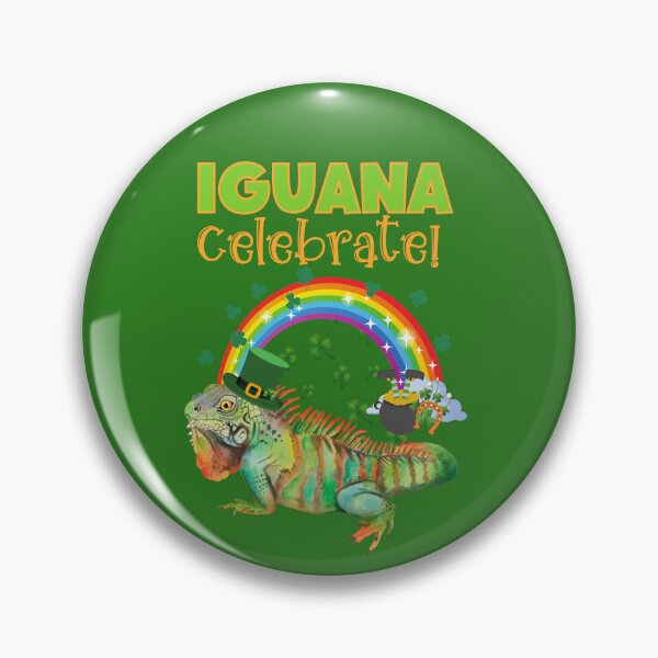 Item preview, Punny Iguana be Irish for the day  Iguana Celebrate, St. Patrick’s Day Iguana designed and sold by Mumzy2many.