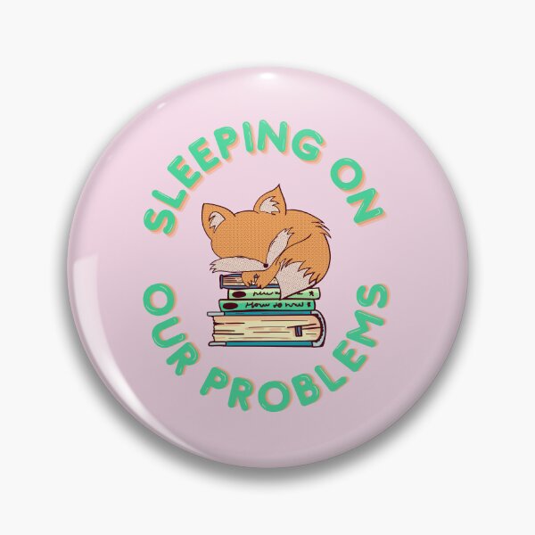 Item preview, Sleeping on our problems fox designed and sold by Give Me that Pencil.