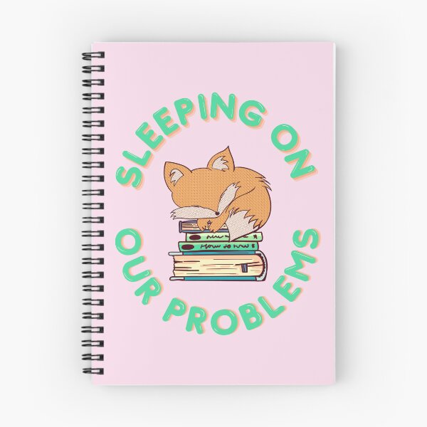 Item preview, Sleeping on our problems fox designed and sold by Give Me that Pencil.