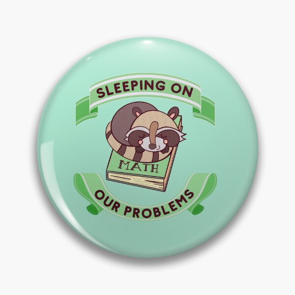 Item preview, Sleeping on our problems Raccoon designed and sold by Give Me that Pencil.