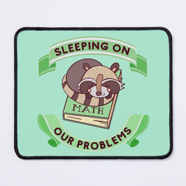 Item preview, Sleeping on our problems Raccoon designed and sold by Give Me that Pencil.