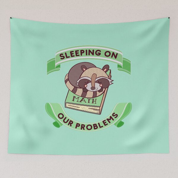 Item preview, Sleeping on our problems Raccoon designed and sold by Give Me that Pencil.