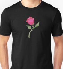 Stain Glass Rose - Die Schöne und das Biest Slim Fit T-Shirt