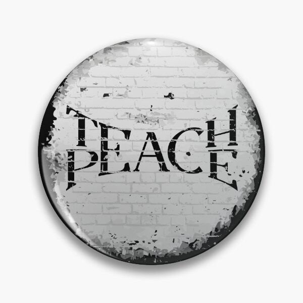 Item preview, Teach peace street art designed and sold by retrippy.