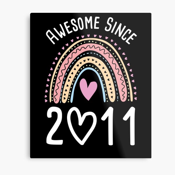 Item preview, Awesome Since 2011 cute raimbow design designed and sold by KElife.