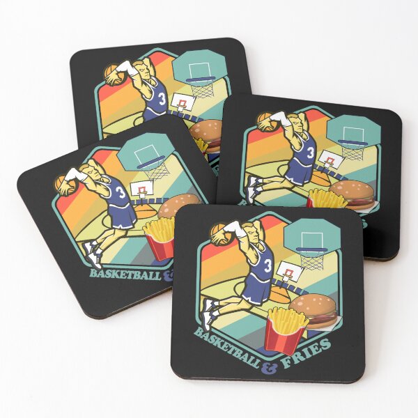 Item preview, Basketball Fries Fastfood Burger Basketballer Sticker designed and sold by mercedesfr47.
