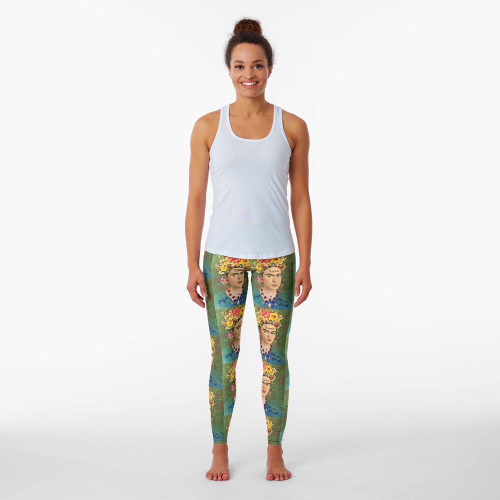 Frida Kahlo 2.0 Tall Band Legging - Elliptica