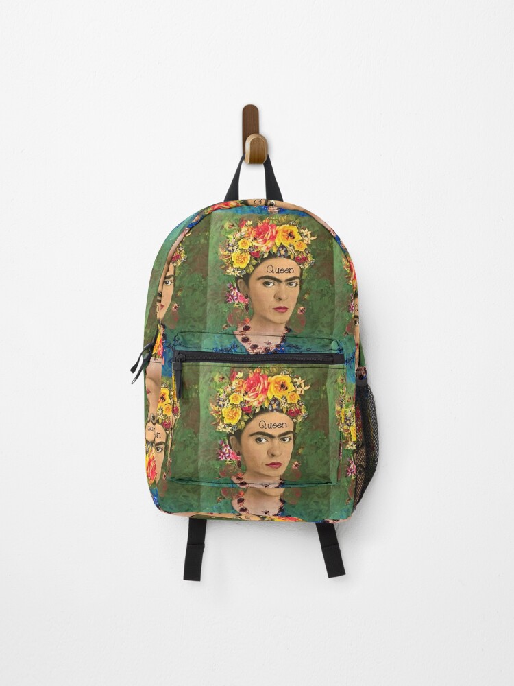 Frida Kahlo Queen Bee Portrait Backpack