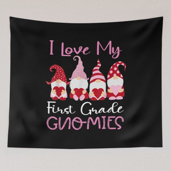 Item preview, Teachers Valentines Day I Love My First Grade Gnomies Gnome  designed and sold by wendyy88.