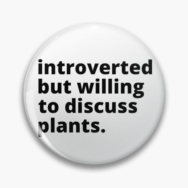 Item preview, Introverted But Willing To Discuss Plants Plants Lover Antisocial Plant Mom Plant Dad Vintage designed and sold by EyanShop.