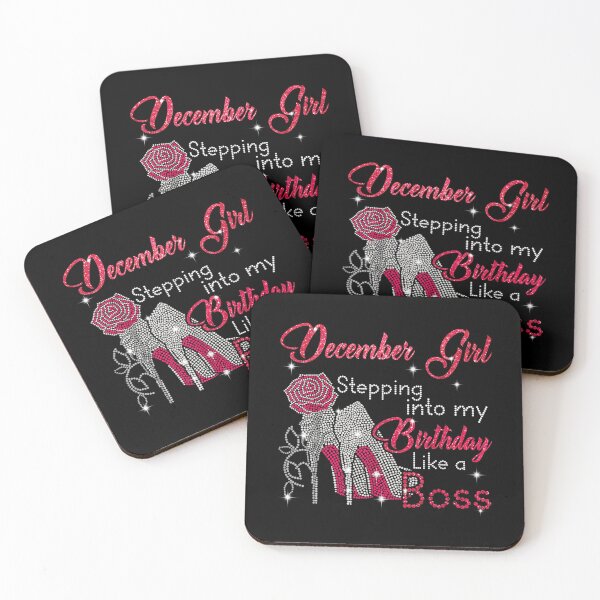 Item preview, December Girl Stepping Into My Birthday Like A Boss Funny  designed and sold by wendyy88.