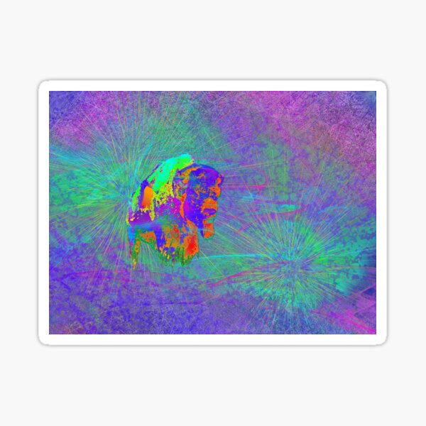 Bison Sticker