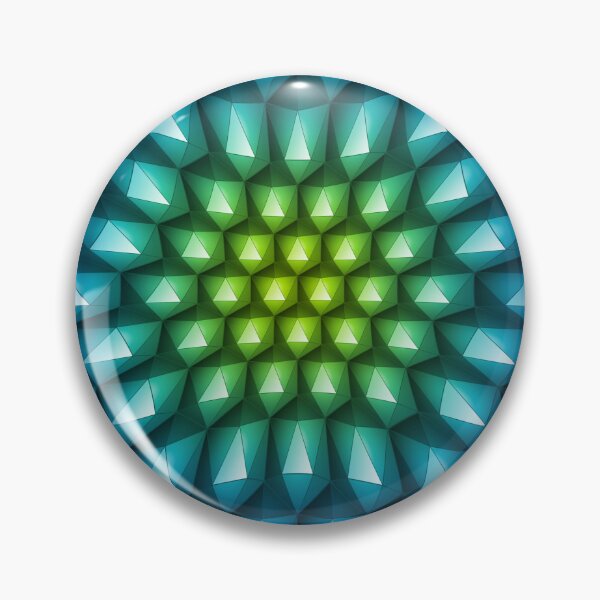 Item preview, Blue-Green Icosagon Hole designed and sold by JoanNinjaHen.