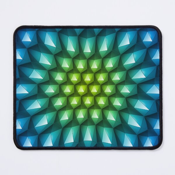 Item preview, Blue-Green Icosagon Hole designed and sold by JoanNinjaHen.