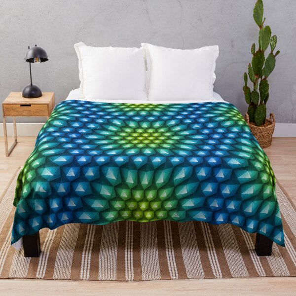Item preview, Blue-Green Icosagon Hole designed and sold by JoanNinjaHen.