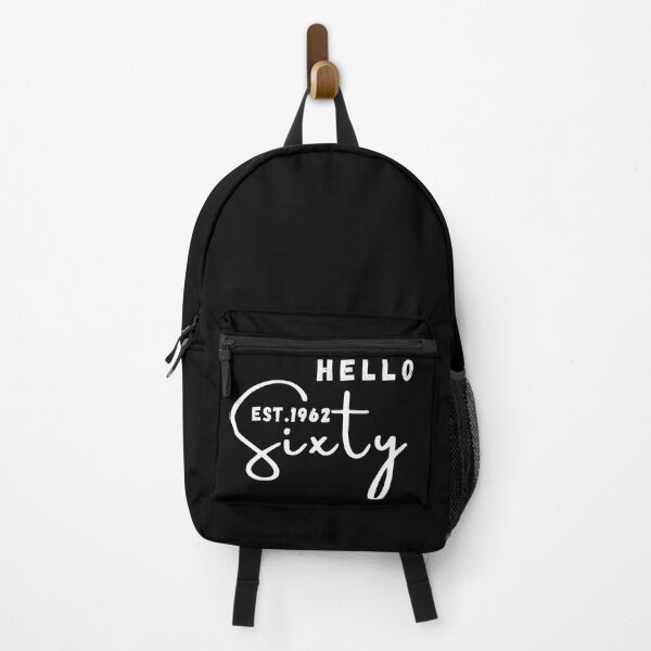 Item preview, Hello sixty positive quote black and white illustration. designed and sold by Coolclassy.