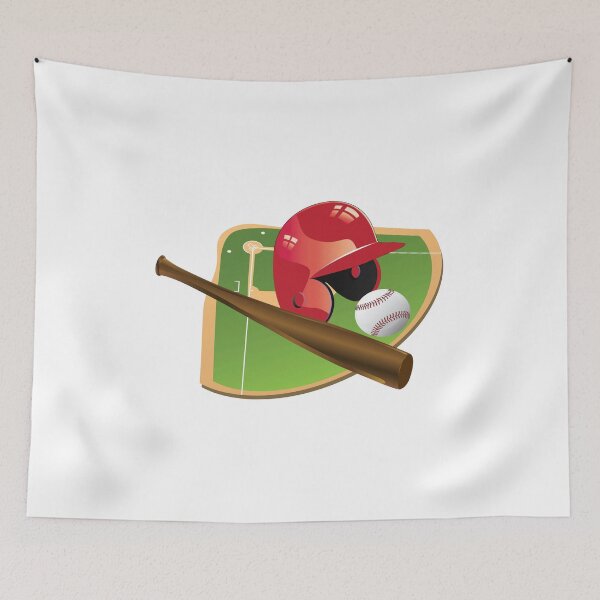 Aperçu de l'œuvre Baseball rouge créée et vendue par TheInkBox.