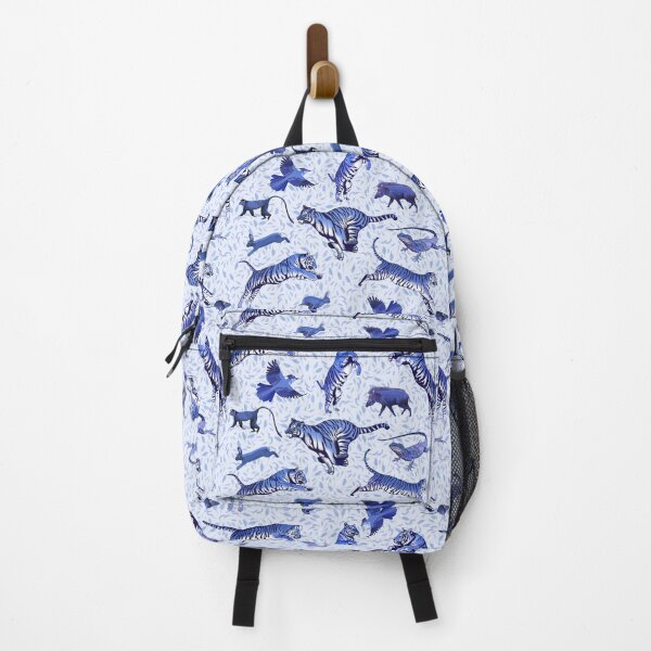 Item preview, Leaping Blue Tigers and food web designed and sold by LisetteBaron.