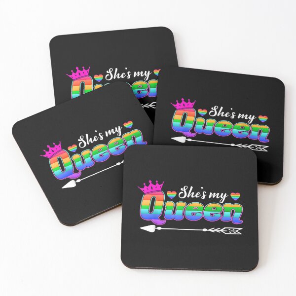 Item preview, Fun She's My Queen Matching Lesbian Couples Valentine's Day  designed and sold by wendyy88.