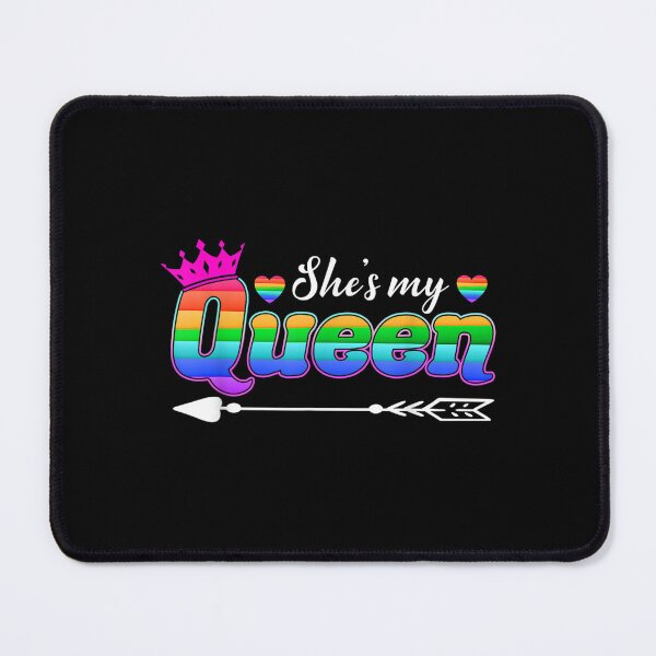 Item preview, Fun She's My Queen Matching Lesbian Couples Valentine's Day designed and sold by wendyy88.