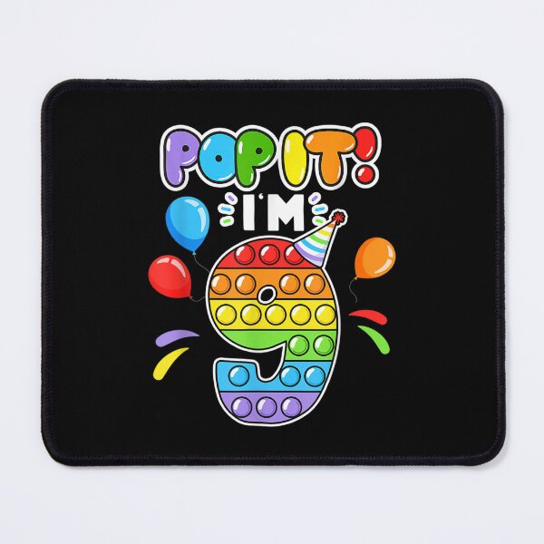 Item preview, Birthday Kids Pop It I Am 9 Years Old 9th Birthday Fidget  designed and sold by wendyy88.