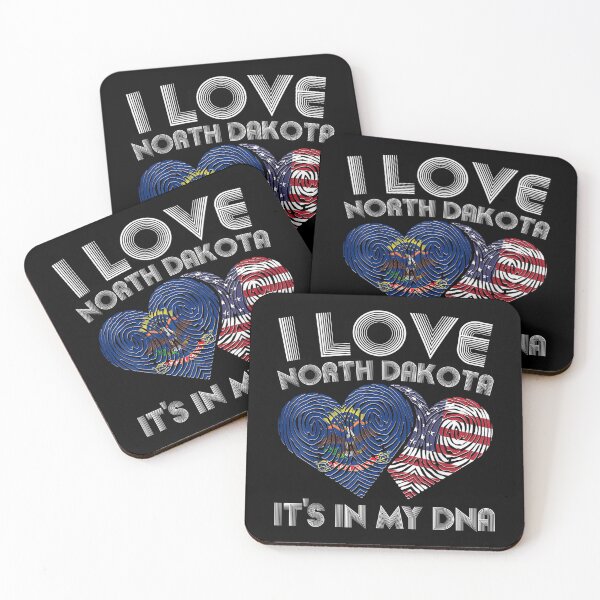 Item preview, I Love North Dakota In My Dna Proud North Dakotan State Flag  designed and sold by wendyy88.