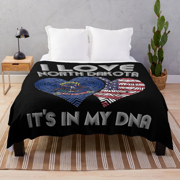 Item preview, I Love North Dakota In My Dna Proud North Dakotan State Flag designed and sold by wendyy88.