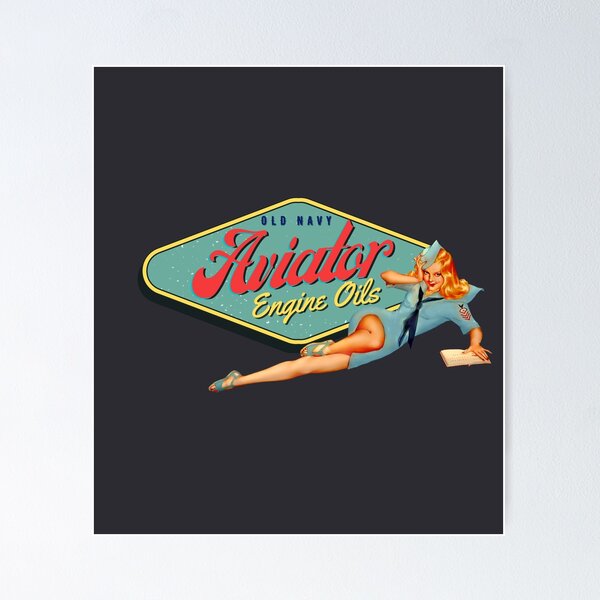 Item preview, Aviator Engine Oil Vintage Retro Decal designed and sold by INFIDEL.