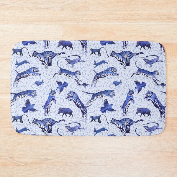 Item preview, Leaping Blue Tigers and food web designed and sold by LisetteBaron.