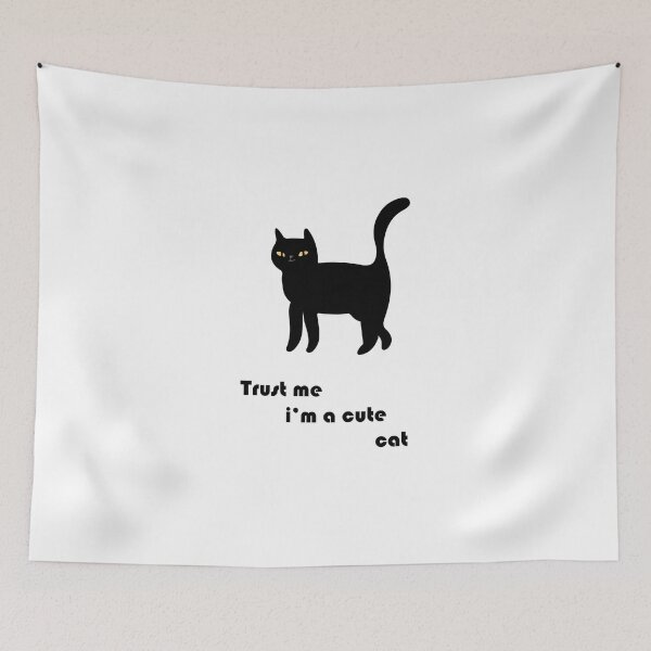 Item preview, Cute cat wants to win pepole's trust in her ,  Classic Funny T-Shirt designed and sold by Hatlof.
