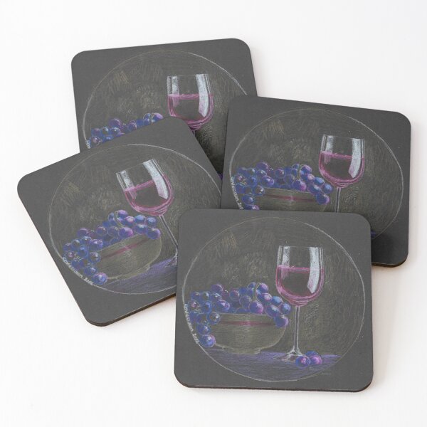 Item preview, Grapes and Wine  designed and sold by ReneeDixonArt.