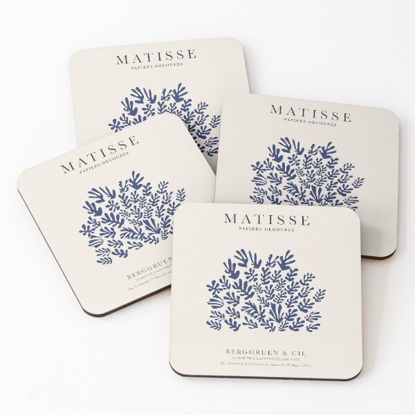 Item preview, Copy of H Matisse Sheaf, Paper Decoupes Art Star Blue, Cutout's designed and sold by Sara Stovall.