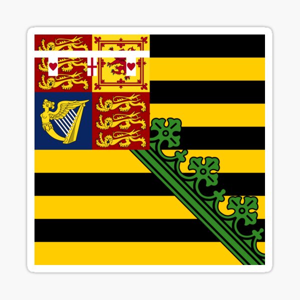 Ducal Flag Of Saxe Coburg Gotha 1826 1920 Sticker By Freihalt   St,small,507x507 Pad,600x600,f8f8f8 