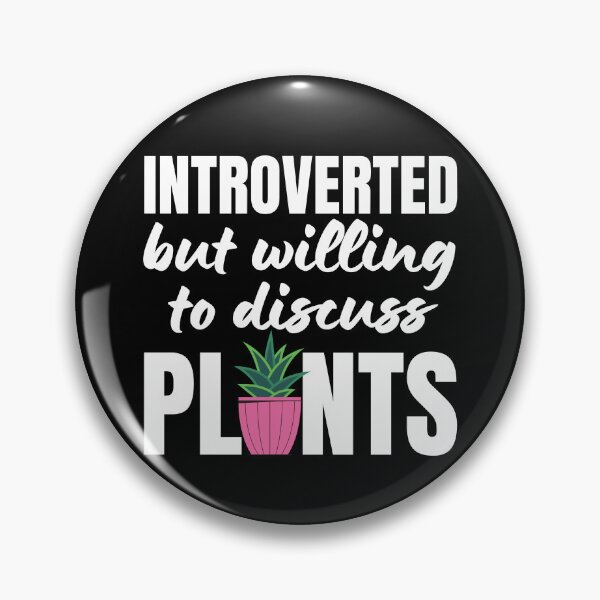 Item preview, Introverted But Willing To Discuss Plants Plants Lover Antisocial Plant Mom Plant Dad Vintage designed and sold by EyanShop.
