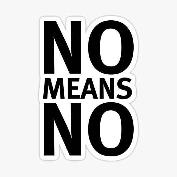 No Means No | Poster
