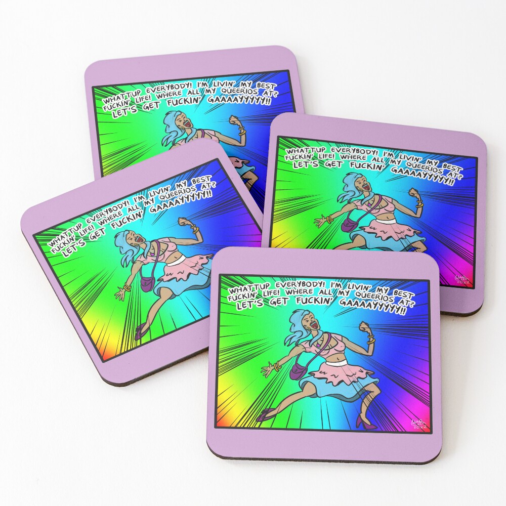Item preview, Coasters (Set of 4) designed and sold by Evil-Nick.