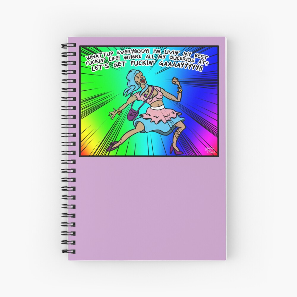 Item preview, Spiral Notebook designed and sold by Evil-Nick.