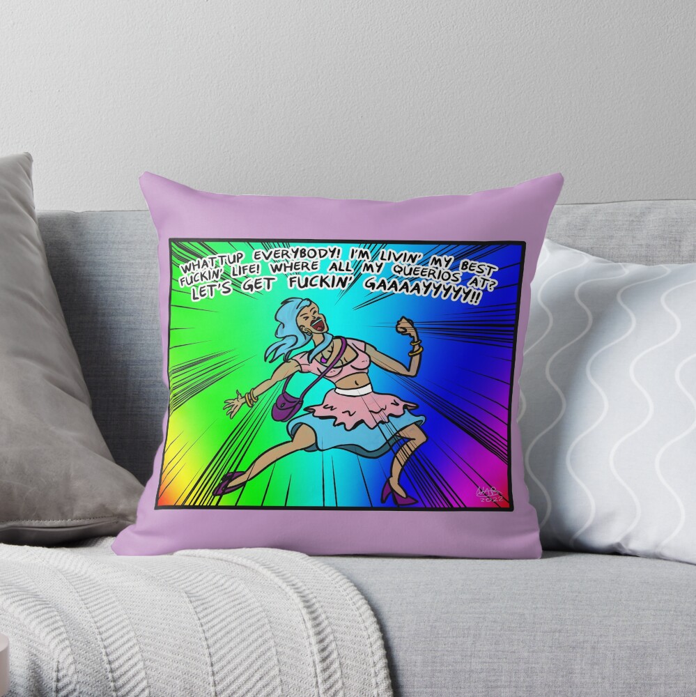 Item preview, Throw Pillow designed and sold by Evil-Nick.